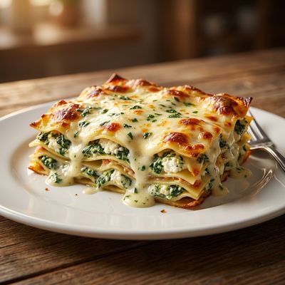 Creamy Spinach and Ricotta Lasagna