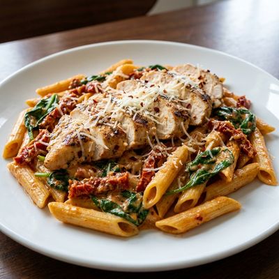 Creamy Sun-Dried Tomato Chicken Pasta