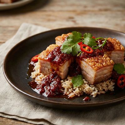 Crispy Pork Belly with Sambal