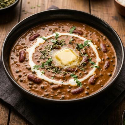 Dal Makhani with Black Lentils and Butter