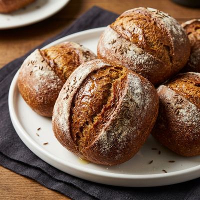 Dark Rye Rolls