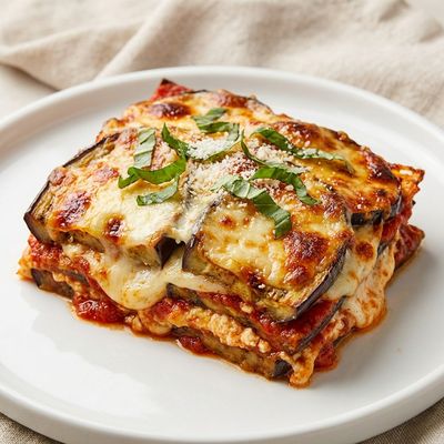 Eggplant Lasagna with Ricotta and Marinara