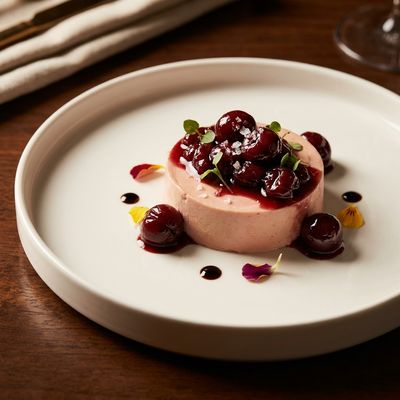 Foie Gras Parfait with Cherries