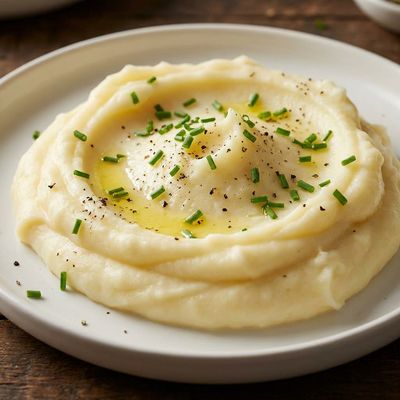 Garlic Mashed Potatoes with Chives