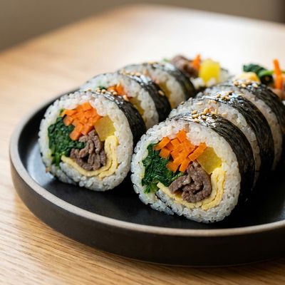 Gimbap Korean Seaweed Rice Rolls