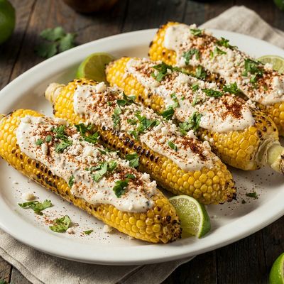 Grilled Mexican Street Corn (Elote)