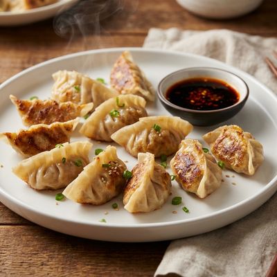Homemade Pan-Seared Pork Potstickers