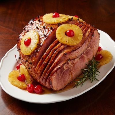 Honey-Glazed Spiral Ham with Pineapple
