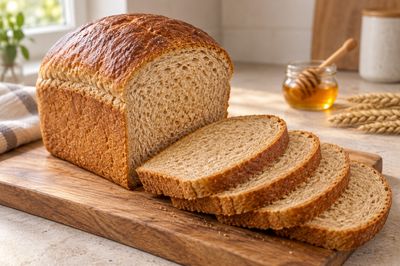 Honey Whole Wheat Sandwich Bread