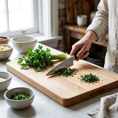 How to Chop Parsley