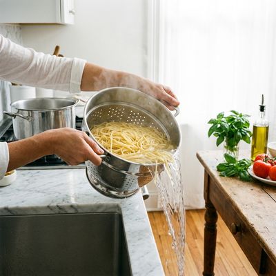 How to Drain Pasta