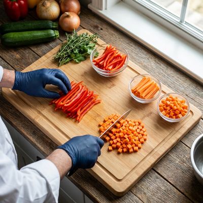 How to Julienne and Dice Vegetables Like a Professional Chef
