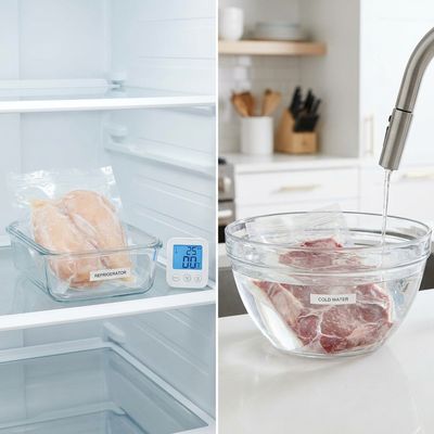 How to Safely Thaw Frozen Meat and Poultry