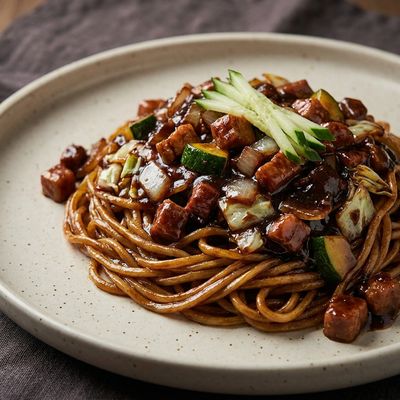 Jajangmyeon Korean Black Bean Noodles