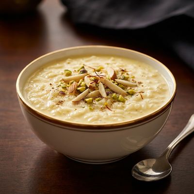Kheer Indian Rice Pudding with Saffron