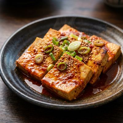Korean Braised Tofu Dubu Jorim