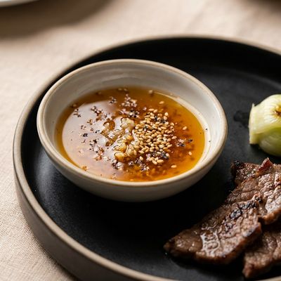 Korean Seasoned Sesame Oil Dipping Sauce