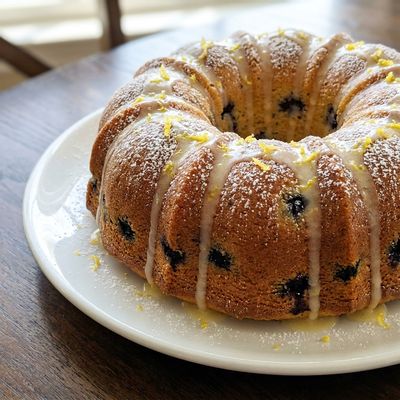 Lemon Blueberry Bundt Cake
