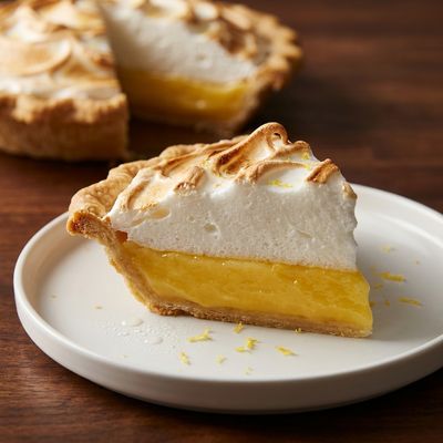 Lemon Meringue Pie with Flaky Crust