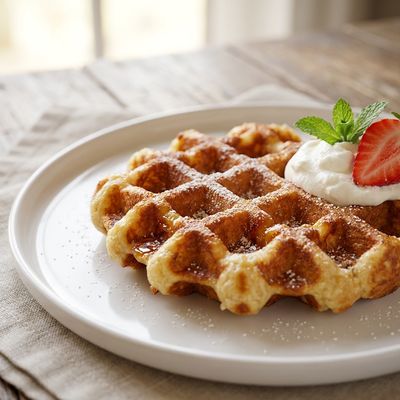 Liege Waffles with Pearl Sugar