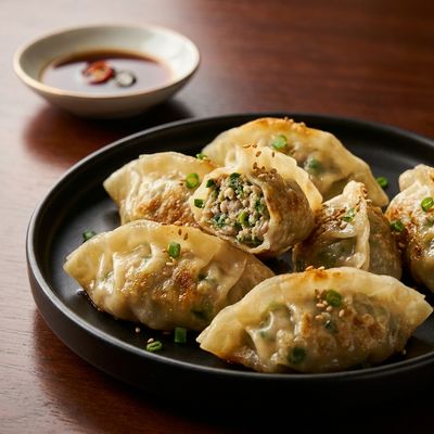 Mandu Korean Dumplings with Pork and Chives