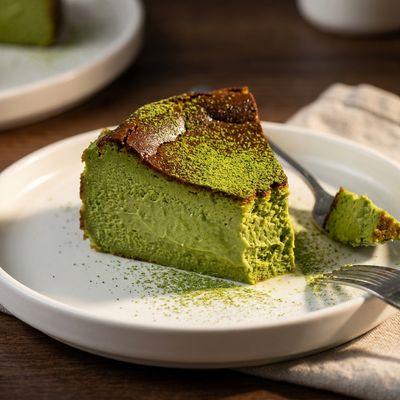 Matcha Basque Cheesecake