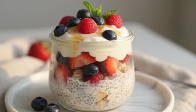 Mixed Berry Overnight Oats