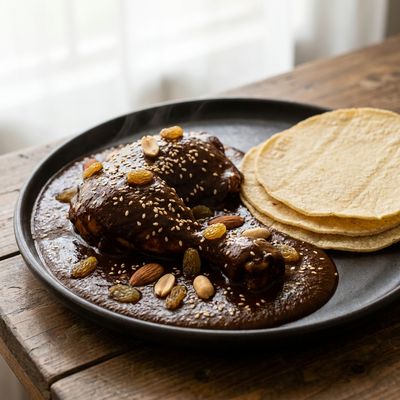 Mole Poblano con Pollo