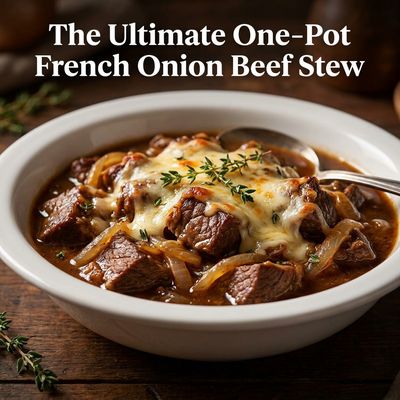 One-Pot French Onion Beef Stew