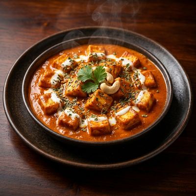 Paneer Butter Masala with Fenugreek