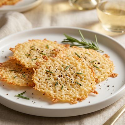 Parmesan Crisp Bites with Rosemary