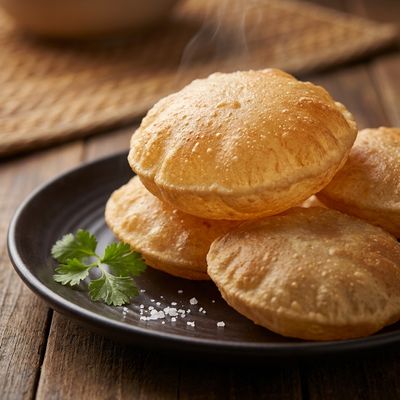 Puri Deep Fried Indian Bread