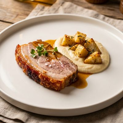 Roasted Mangalica Pork with Celeriac