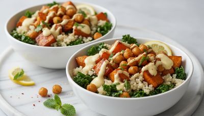 Roasted Sweet Potato Bowls