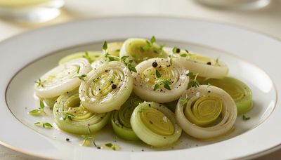 Sauteed Spring Leeks