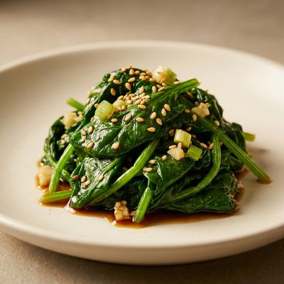 Sigeumchi Namul Seasoned Spinach