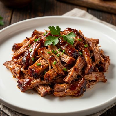 Slow Cooker BBQ Pulled Pork Shoulder