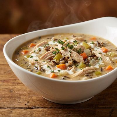 Slow-Cooker Chicken and Wild Rice Soup
