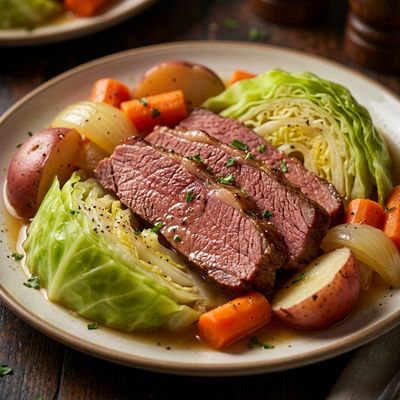 Slow Cooker Corned Beef and Cabbage