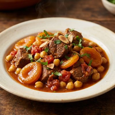 Slow Cooker Moroccan Lamb Tagine
