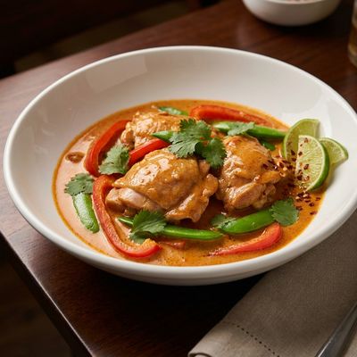 Slow Cooker Thai Red Curry Chicken