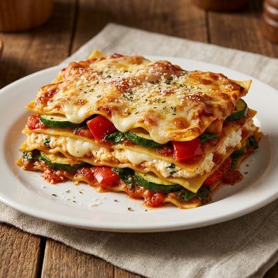 Slow Cooker Vegetable Lasagna