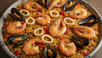 Spanish Seafood Paella