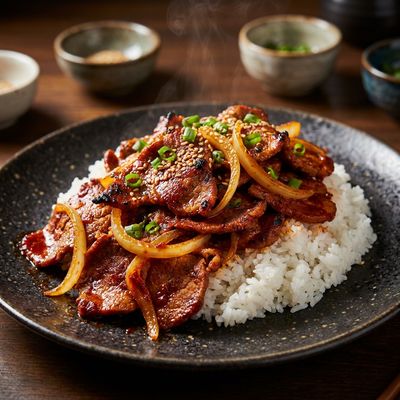 Spicy Pork Bulgogi with Gochujang