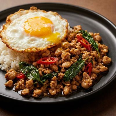 Spicy Thai Basil Chicken