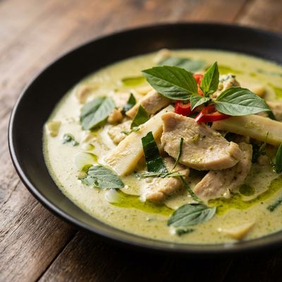 Thai Green Curry with Chicken and Bamboo Shoots