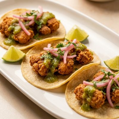 Veal Sweetbread Taco