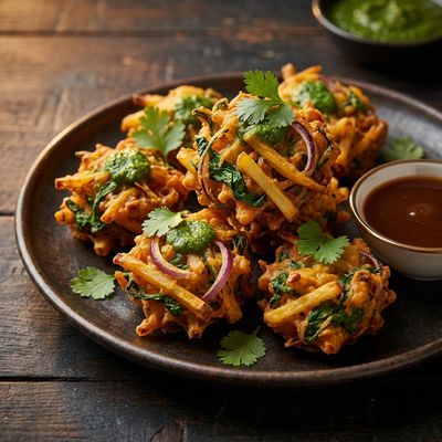 Vegetable Pakora with Chickpea Batter