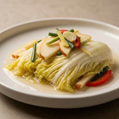 White Kimchi Baek Kimchi without Chilli
