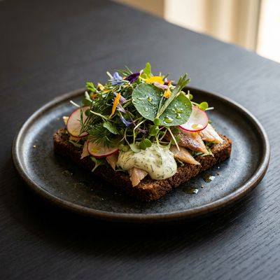 Wild Herb Smørrebrød